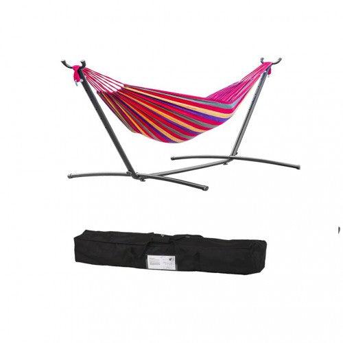 MSW Furniture High Quality Hammock with Space Saving Steel Stand Includes Portable Carrying Case - Toytexx MSW Furniture High Quality Hammock with Space Saving Steel Stand Includes Portable Carrying Case - Toytexx